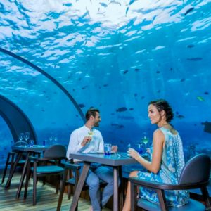 Luxury Maldives Holiday Packages Kudadoo Maldives Private Island 58 Undersea Restaurant