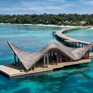 luxury Maldives holiday Package Joali Maldives Arrival Pier
