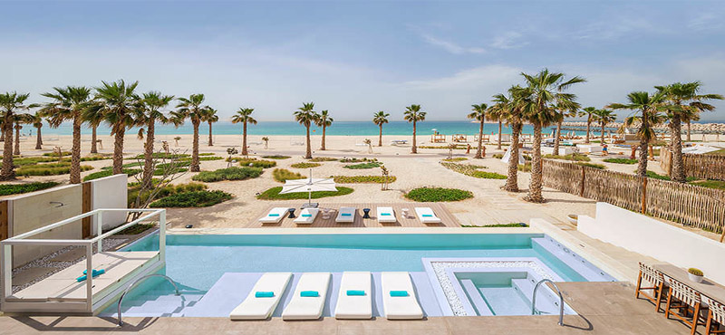 Nikki Beach Resort And Spa Luxury Dubai holiday Packages Ultimate Beach Villa View
