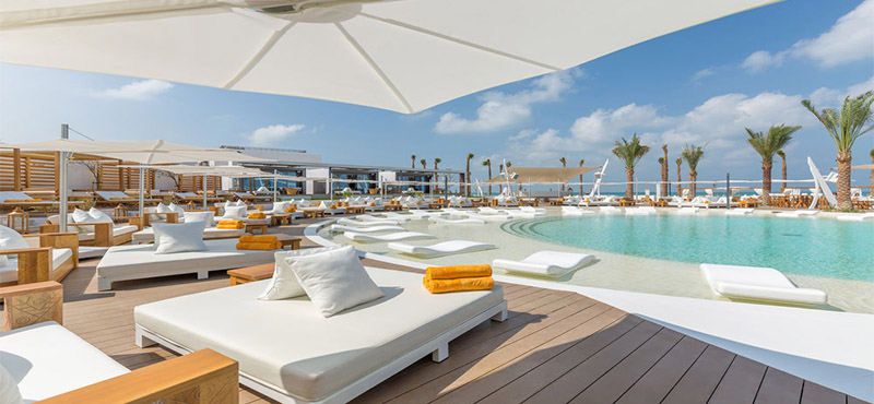 Nikki Beach Resort And Spa Luxury Dubai Honeymoon Packages Beach Club