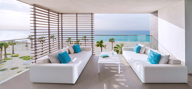 Nikki Beach Resort And Spa Luxury Dubai holiday Packages Luux Suite Living Area