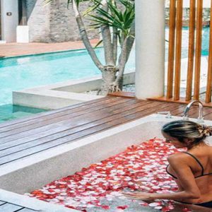 luxury Bali holiday Packages Berry Amour Romantic Villas Flower Bath