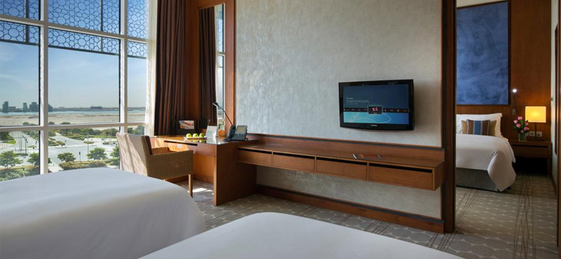 Luxury Abu Dhabi Holiday Packages Yas Island Rotana Abu Dhabi Interconnecting Family Room