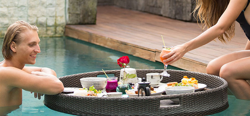Luxury Bali Holiday Packages Berry Amour Romantic Villas Floating Breakfast
