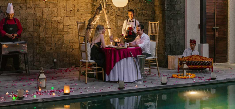 Luxury Bali Holiday Packages Berry Amour Romantic Villas Private Dining