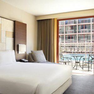 Luxury San Francisco Holiday Packages Hilton San Francisco Union Square Pool View With Terrace 1 King Bed