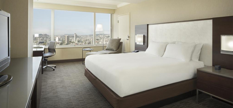 Luxury San Francisco Holiday Packages Hilton San Francisco Union Square Skyline View 1 King Bed Floors 20 44