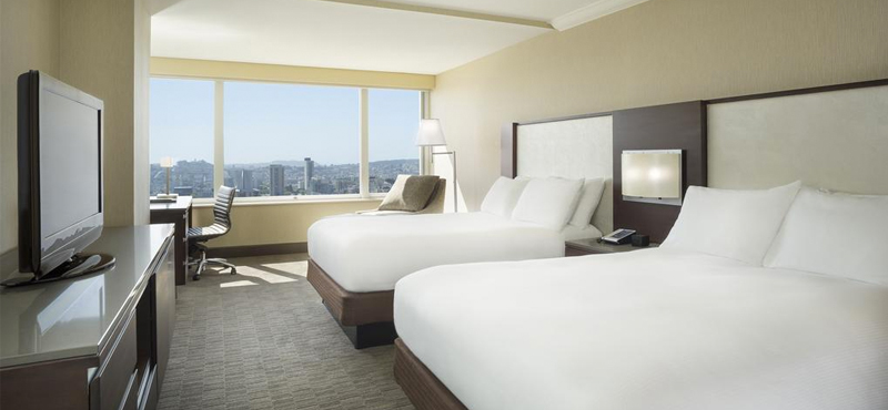 Luxury San Francisco Holiday Packages Hilton San Francisco Union Square Skyline View 2 Double Beds Floors 20 44