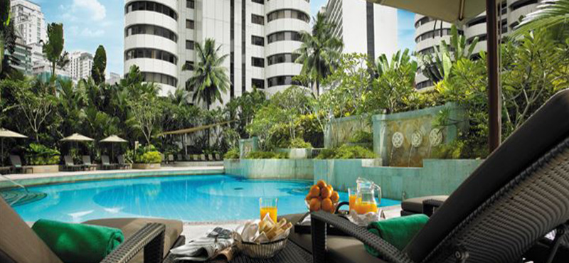 luxury Malaysia holiday Packages Shangri La Kuala Lumpur Poolside Terrace