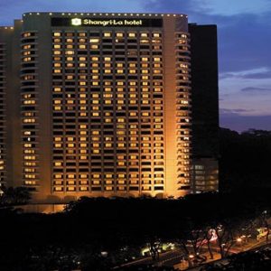 luxury Malaysia holiday Packages Shangri La Kuala Lumpur Exterior At Night