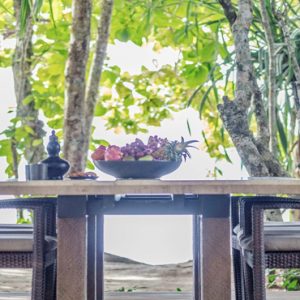 Luxury Malaysia Holiday Packages The Datai Langkawi Two Bedroom Beach Villa Outdoor Dining Area