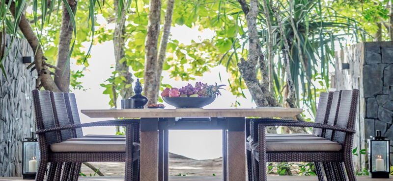 Luxury Malaysia Holiday Packages The Datai Langkawi Two Bedroom Beach Villa Outdoor Dining Area