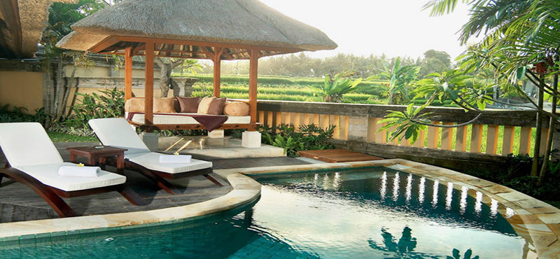 The Ubud Village Resort & Spa Bali luxury holiday Packages Rice Pool Villa Pool