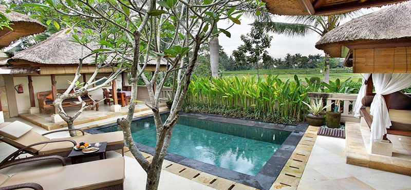 The Ubud Village Resort & Spa Bali luxury holiday Packages Village Suite Villa Pool