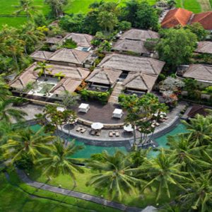The Ubud Village Resort & Spa Bali luxury holiday Packages Aerial View