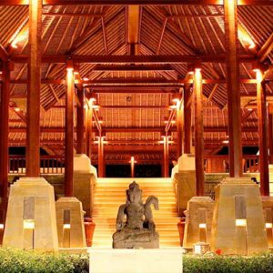 The Ubud Village Resort & Spa Bali luxury holiday Packages Banjar Lobby Lounge
