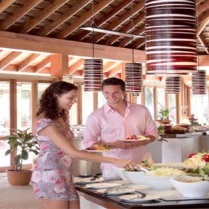 Vilamendhoo Island Resort And Spa Luxury Maldives holiday Packages Ahima Restaurant