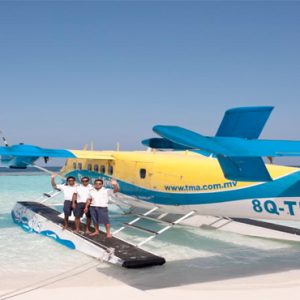Vilamendhoo Island Resort And Spa Luxury Maldives holiday Packages Seaplane