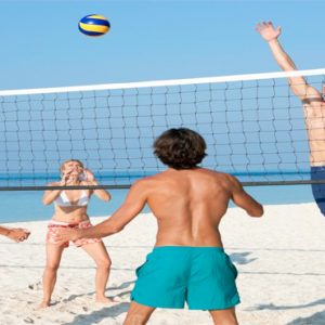 Vilamendhoo Island Resort And Spa Luxury Maldives holiday Packages Volleyball