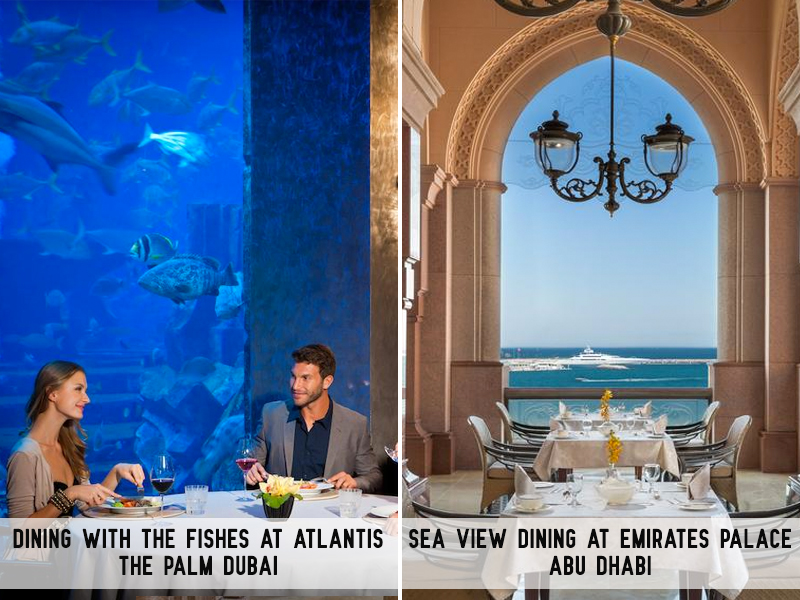 Abu Dhabi Vs Dubai Luxury Tailor Made Holiday Packages Dining