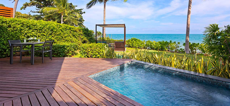 luxury Thailand holiday Packages Outrigger Koh Samui Beach Resort Beachfront Plunge Pool Suite