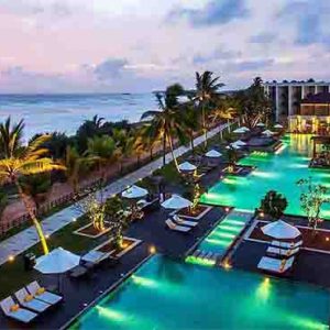 Centara Ceysands Resorts & Spa luxury Sri Lanka holiday Packages Aerial View Night