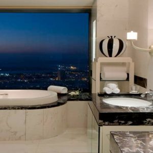 Luxury Dubai Holiday Packages Conrad Dubai Bath With A View