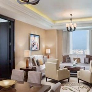 Luxury Dubai Holiday Packages Conrad Dubai King Executive Suite Lounge Access2