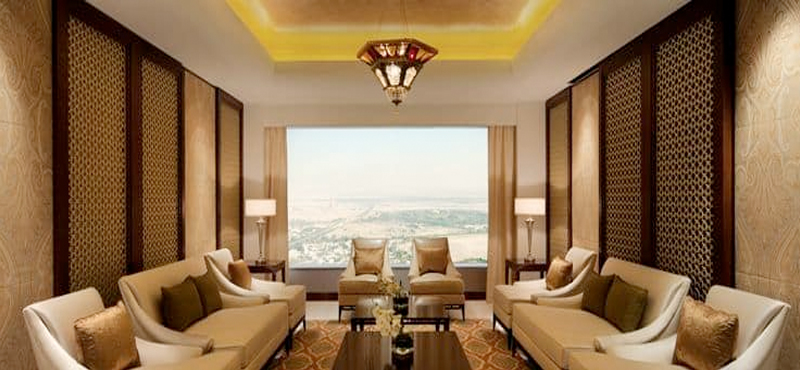 Luxury Dubai Holiday Packages Conrad Dubai Royal Suite Lounge Access4