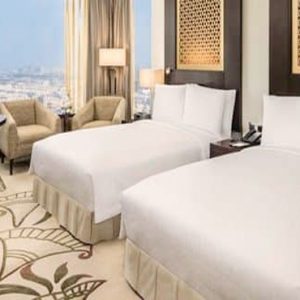 Luxury Dubai Holiday Packages Conrad Dubai Two Double Bed Deluxe Room Sea View