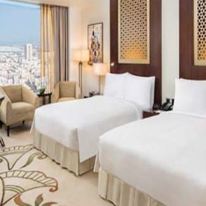 Luxury Dubai Holiday Packages Conrad Dubai Two Double Bed Executive Room Lounge Access