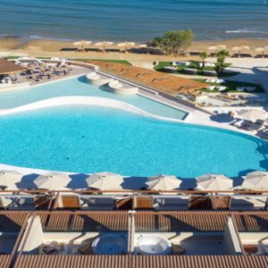 Luxury Greece Holiday Packages Domes Noruz Chania Aerial View Of Pool