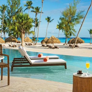 Luxury Dominican Republic Holiday Packages Secrets Cap Cana Resort & Spa Preferred Club Bungalow Suite Swim Out Ocean Front
