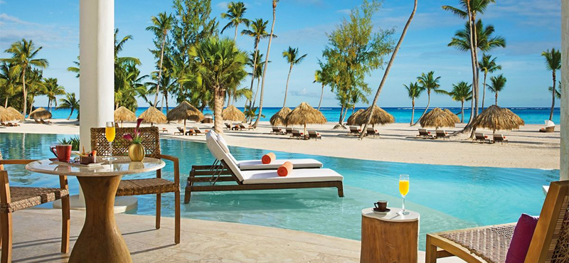 Luxury Dominican Republic Holiday Packages Secrets Cap Cana Resort & Spa Preferred Club Bungalow Suite Swim Out Ocean Front