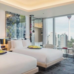 Luxury Malaysia Holiday Packages W Kuala Lumpur Hotel WONDERFUL ROOM GUEST ROOM 2 QUEEN