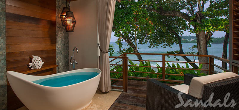 Luxury St Lucia Holiday Packages Sandals Regency La Toc St Lucia Waters Edge Honeymoon Two Story One Bedroom Butler Villa Suite With Balcony Tranquility Soaking Tub 2