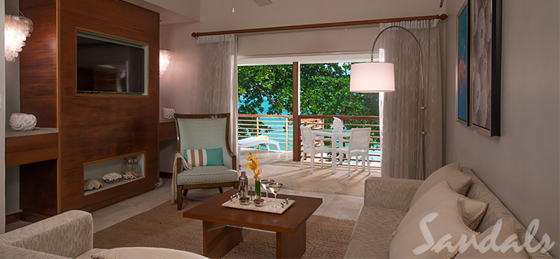 Luxury St Lucia Holiday Packages Sandals Regency La Toc St Lucia Waters Edge Honeymoon Two Story One Bedroom Butler Villa Suite With Balcony Tranquility Soaking Tub 4