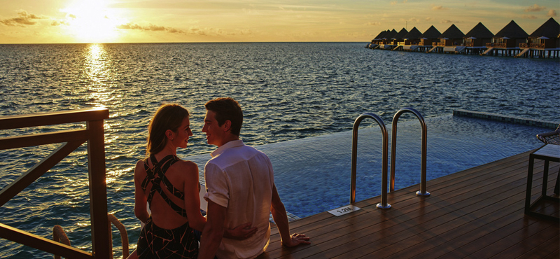 Luxury Maldives Holiday Packages Mercure Maldives Kooddoo Resort Over Water Sunset Pool Villa 5