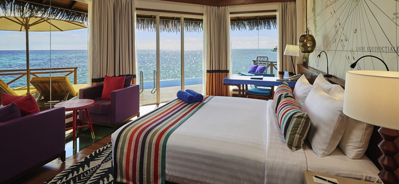 Luxury Maldives Holiday Packages Mercure Maldives Kooddoo Resort Over Water Sunset Pool Villa 6