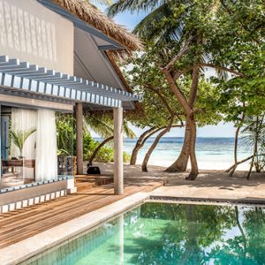 luxury Maldives holiday Packages Raffles Maldives Meradhoo Deluxe Beach Villa