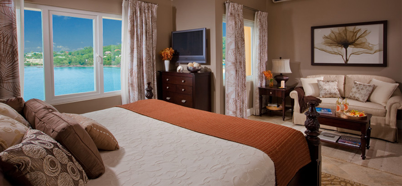 Sunset Bluff Oceanview Club Level Room Sandals Regency La Toc Luxury St Lucia holiday packages