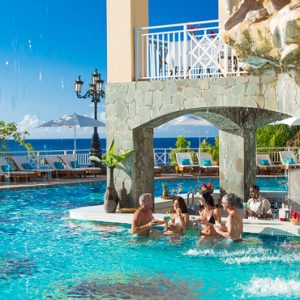 Pool Bar 3 Sandals Regency La Toc Luxury St Lucia holiday packages