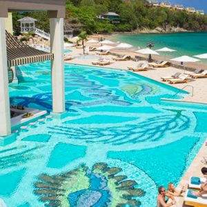 Pool Sandals Regency La Toc Luxury St Lucia holiday packages