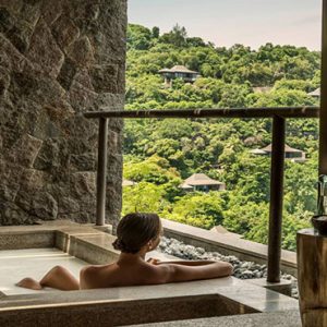 Four Seasons Resort Seychelles Luxury Seychelles holiday Packages Bathtub With A View