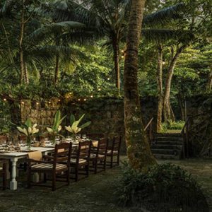 Four Seasons Resort Seychelles Luxury Seychelles holiday Packages Outdoor Dining