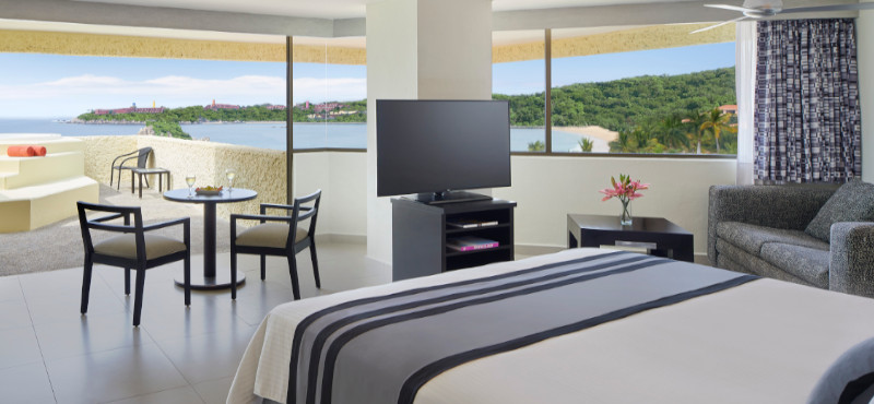 Luxury Mexico Holiday Packages Dreams Huatulco Preferred Club Junior Suite With Jacuzzi