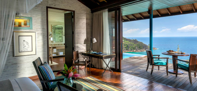 Luxury Seychelles Holiday Packages Four Seasons Seychelles Hilltop Ocean View Villa 1