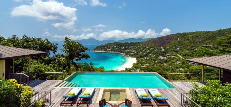 Luxury Seychelles Holiday Packages Four Seasons Seychelles Two Bedroom Hill Top Ocean ViewSuite 1