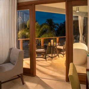 Beach Weddings Abroad Sandals Negril Caribbean Beachfront Grande Luxe Club Level Room W Balcony Tranquility Soaking Tub 6