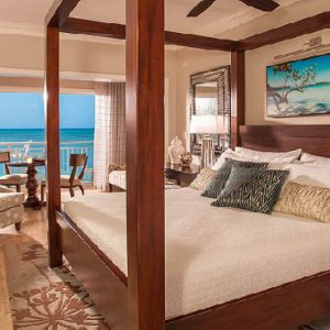 Beach Weddings Abroad Sandals Negril Paradise Honeymoon Beachfront Grande Luxe Club Level Room2